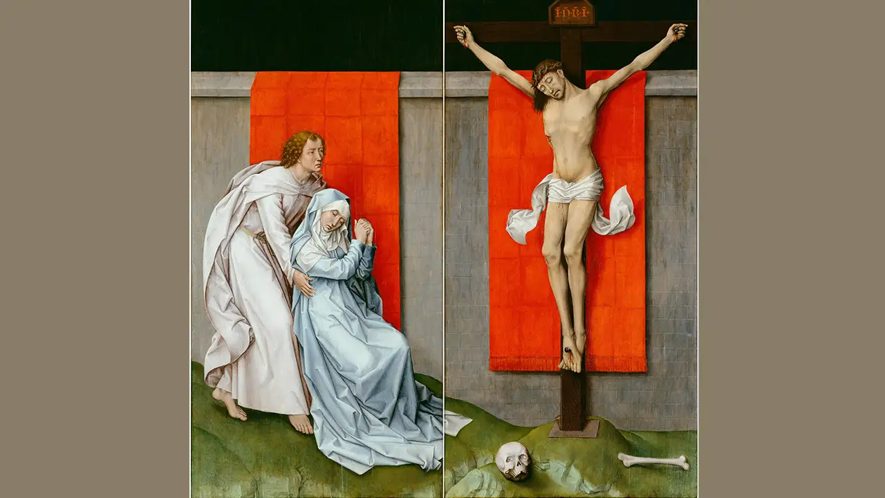 Schilderij van Rogier van der Weyden 'Calvariediptiek'